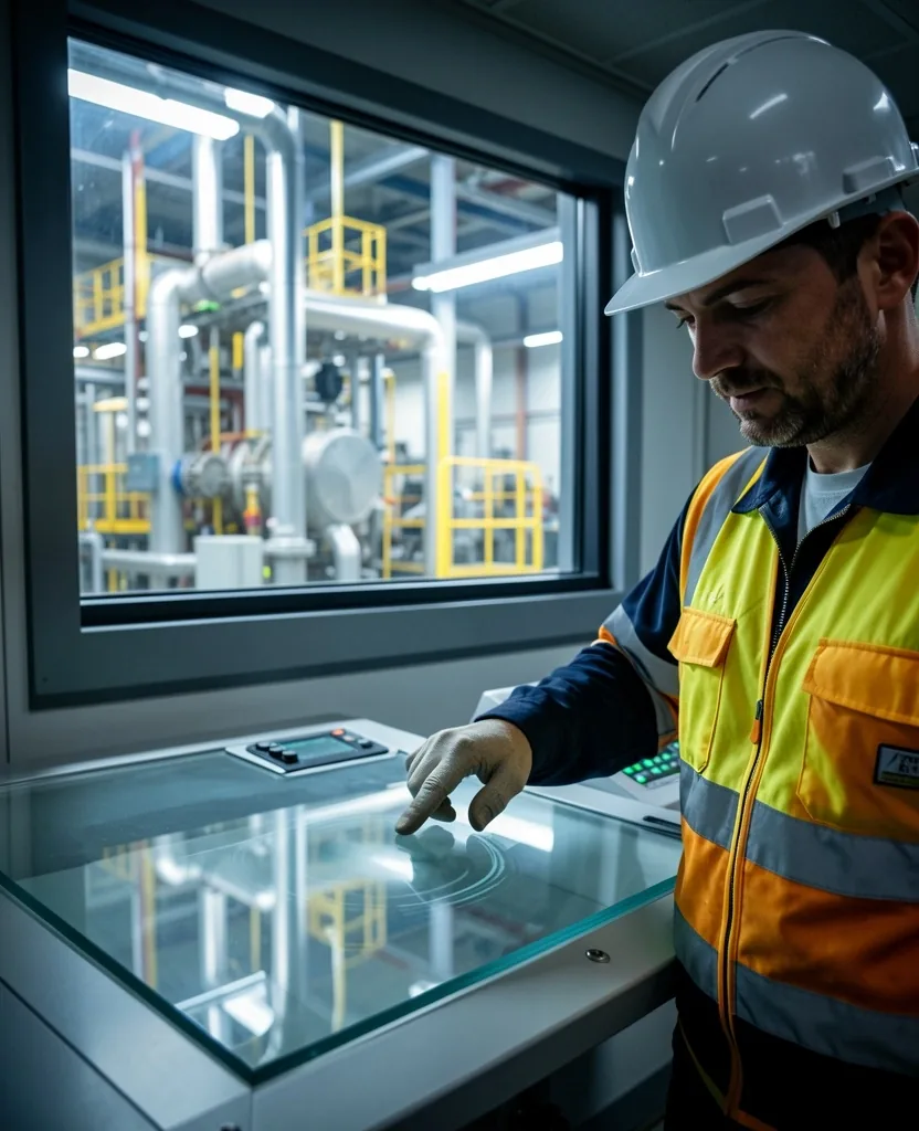 Técnico en sala de control